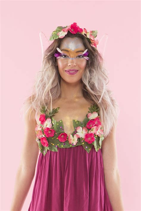 diy flower fairy costume